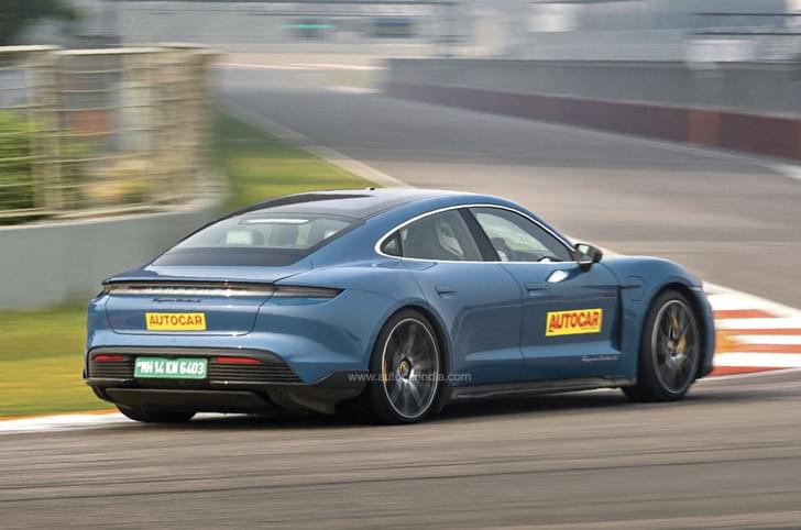 Porsche Taycan EV lap record at Buddh International Circuit
